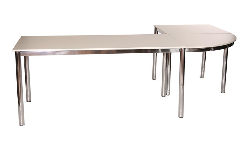 MESA ESTA��O MODULAR 235X150 - Tampo MDF Branco